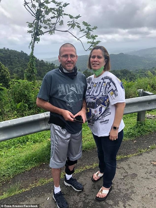 Florida man Timothy Kramer, 51, is accused of fatally shooting his estranged wife Rosa after lying in wait for her at their Pensacola home