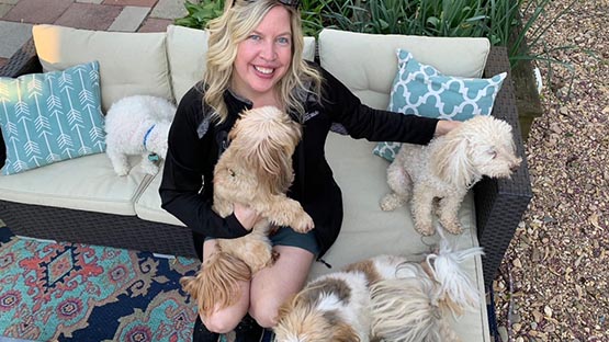 Crystal Graham dog mom