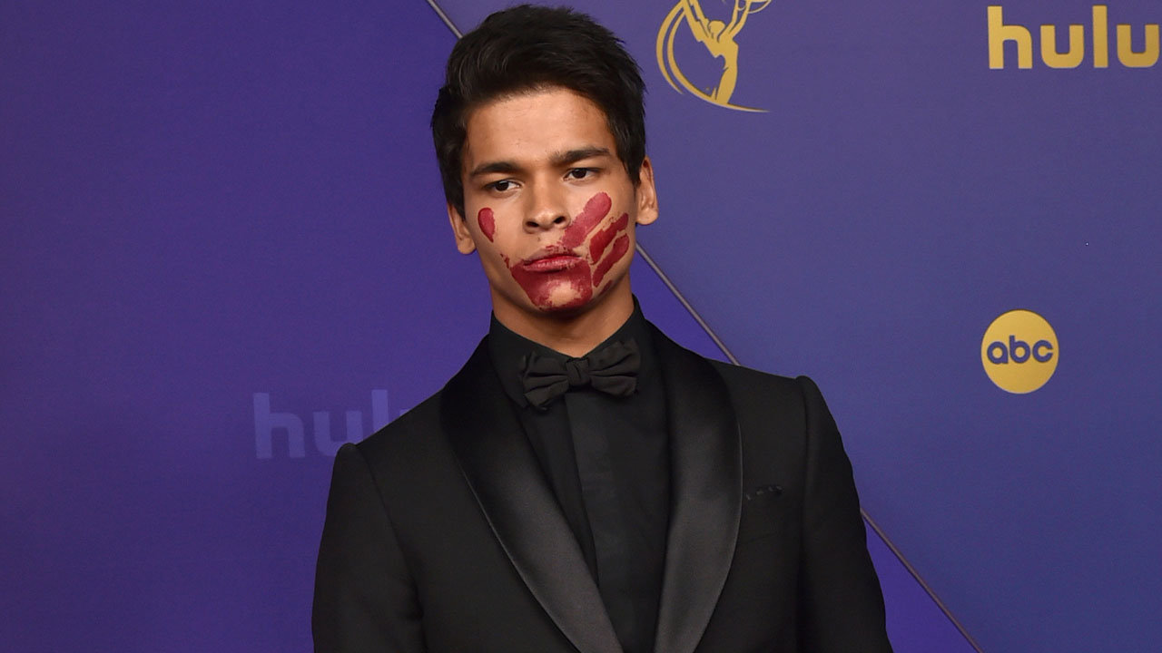 D'Pharaoh Woon-A-Tai arrives at the 76th Primetime Emmy Awards on Sunday, Sept. 15, 2024, at the Peacock Theater in Los Angeles. (Photo by Richard Shotwell/Invision/AP)