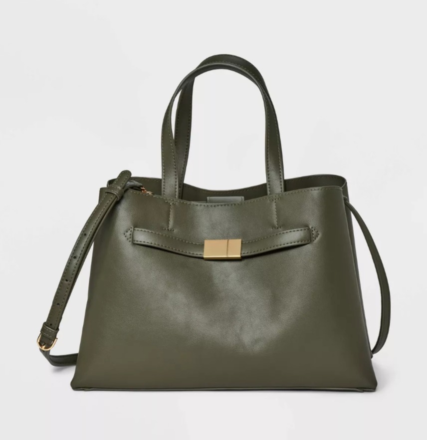 Target's Belted Satchel Handbag - A New Day