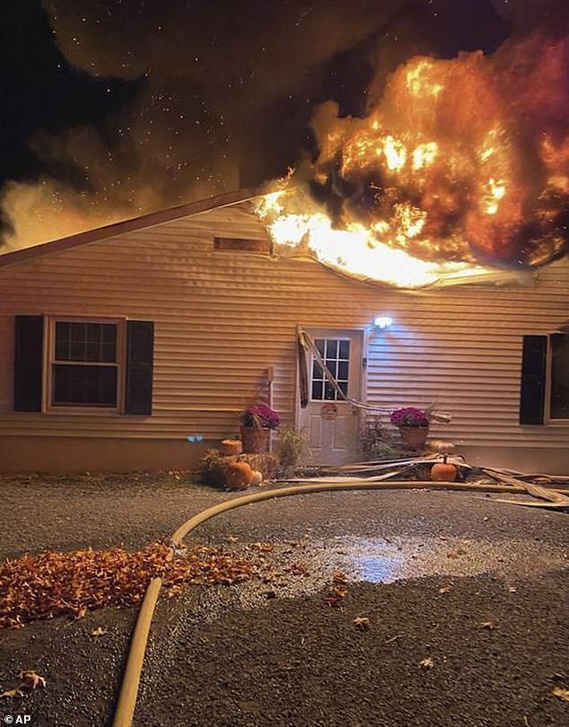 The fire at the No Dogs Left Behind building at the Maple Ridge Kennels in Canton was reported at about 1am yesterday by a person who saw the flames while passing by the property