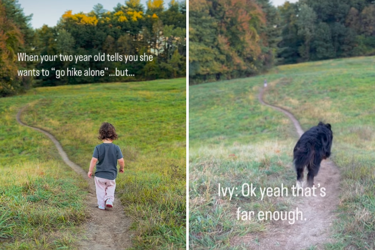 Toddler and Ivy