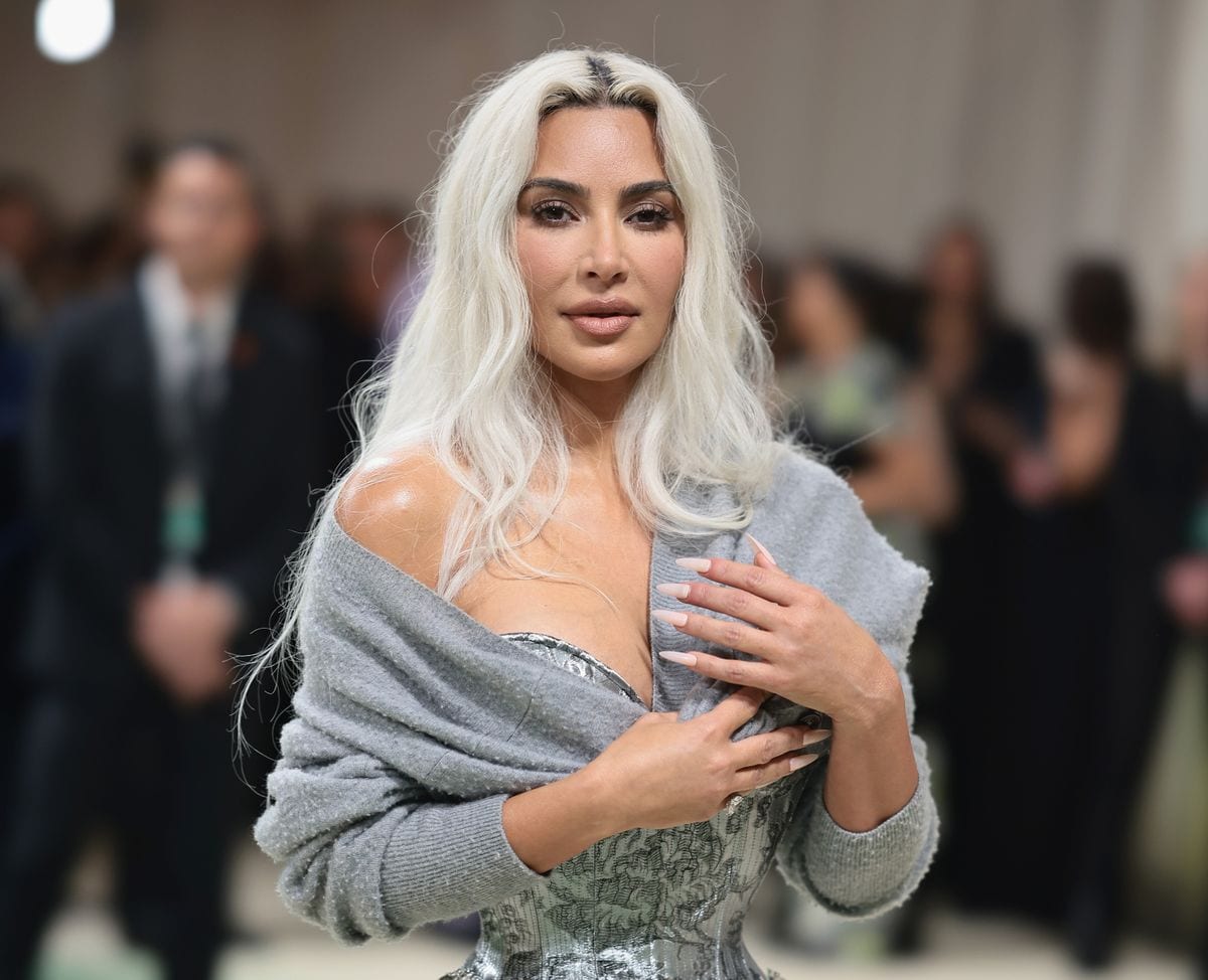 Kim Kardashian attends The 2024 Met Gala Celebrating 