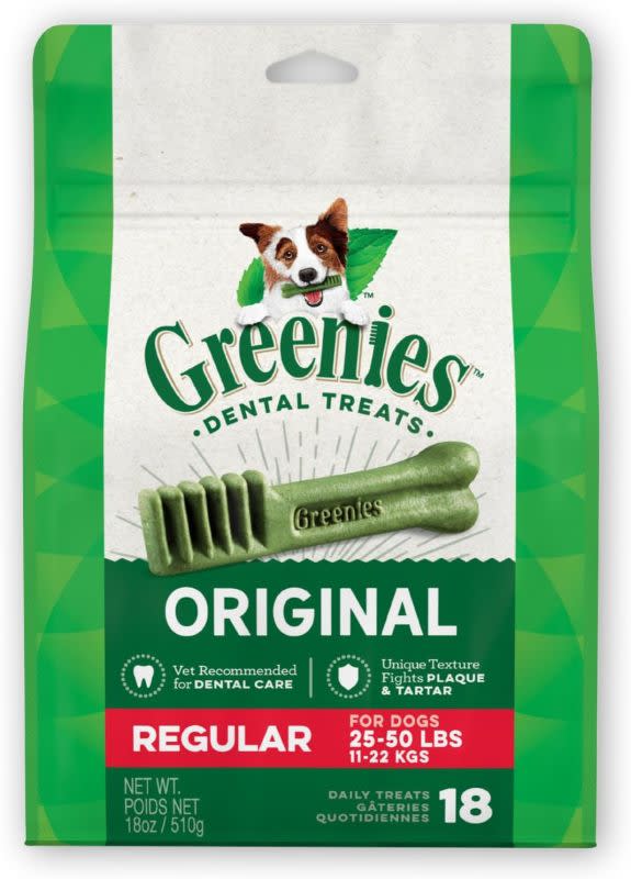 Greenies dental treats <p>Image via Amazon</p>