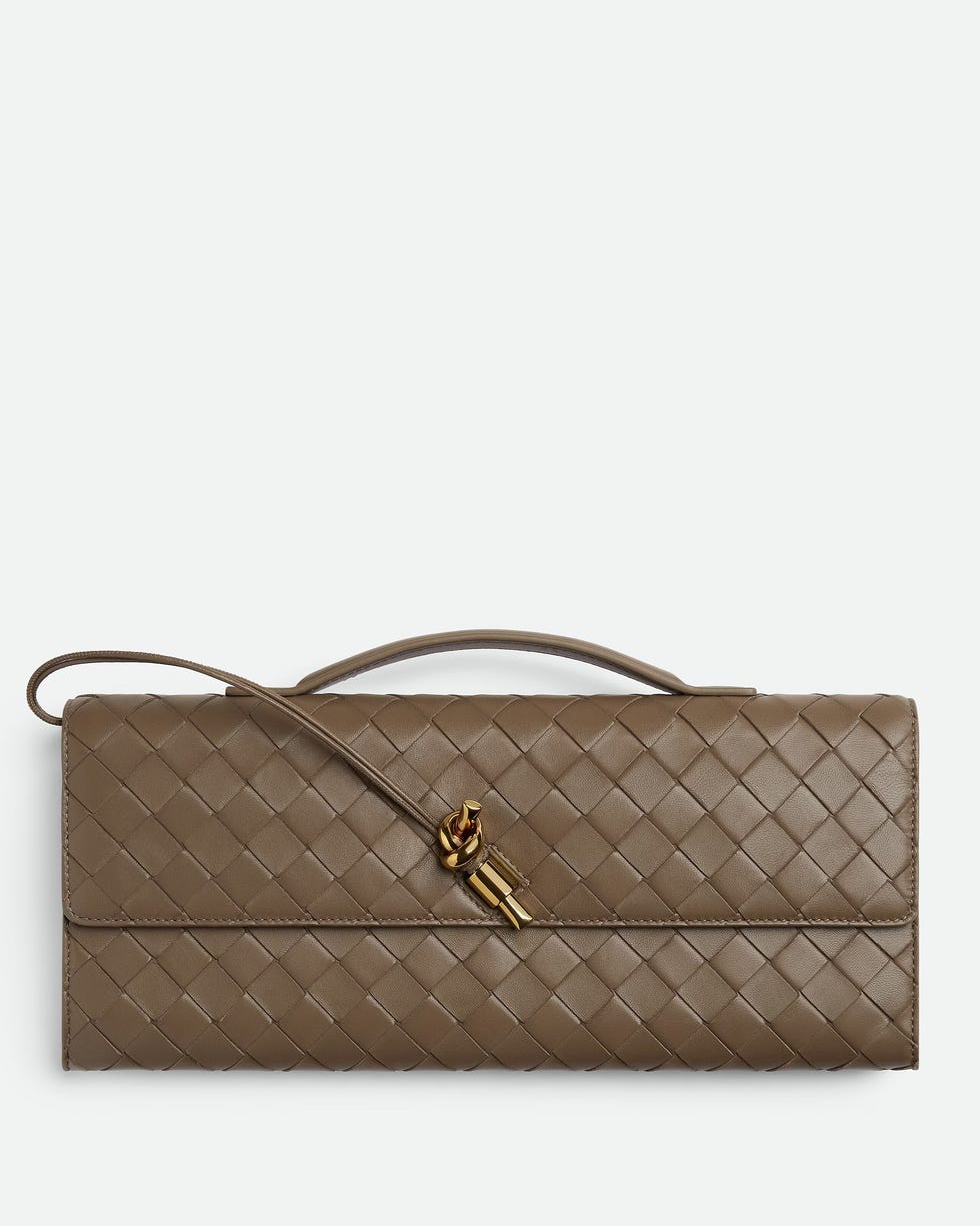 Long Andiamo Leather Clutch