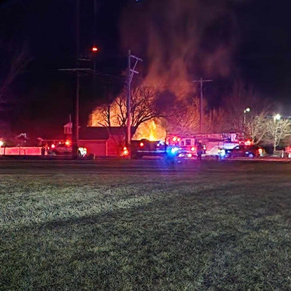 Crews on scene of massive house fire in Roscoe