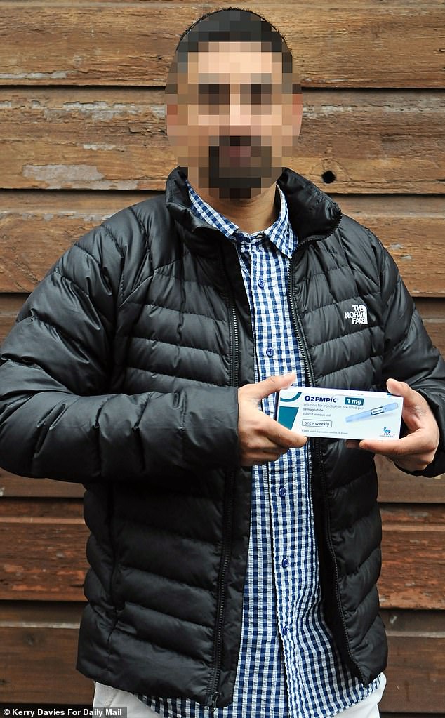 A Daily Mail Investigator with a batch of Ozempic sold to him that was advertised on Facebook Marketplace