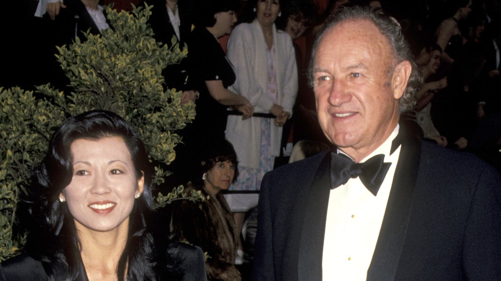 Gene Hackman and Betsy Arakawa during 20th Annual People's Choice Awards at Sony Studios in Culver City, California, United States. (Photo by Ron Galella/Ron Galella Collection via Getty Images)