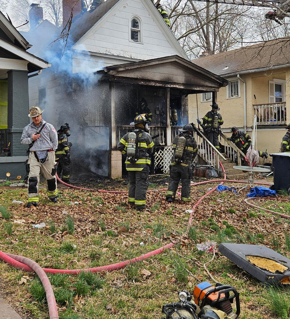 KANSAS CITY, Mo. -- The Kansas City, Mo. Fire Department rescued 11 cats, dogs, and kittens...