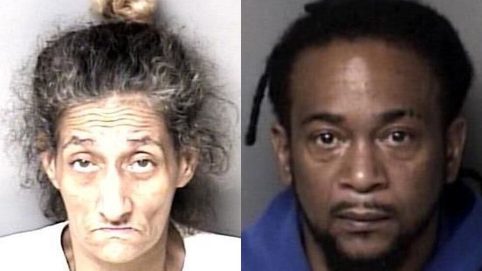Felomena Mosher (left), Terry Mitchell Jr. (right)
