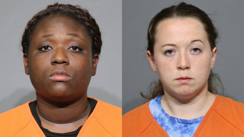 Amari Mitchell (left), Kaitlyn Johnson (right)