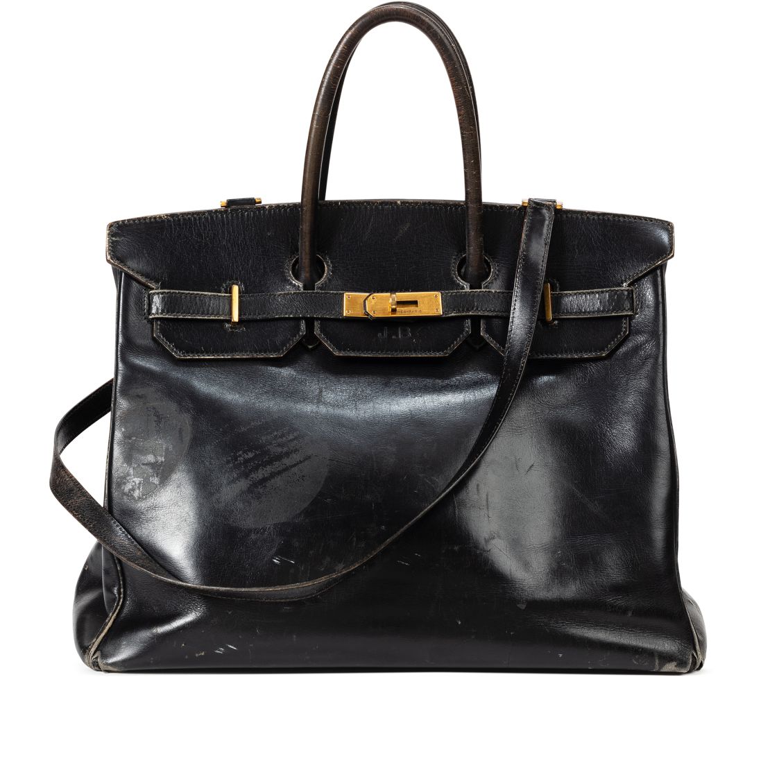 Jane Birkin inspired the design of the bag, and famously wore her own Birkins out rather than keeping them pristine.